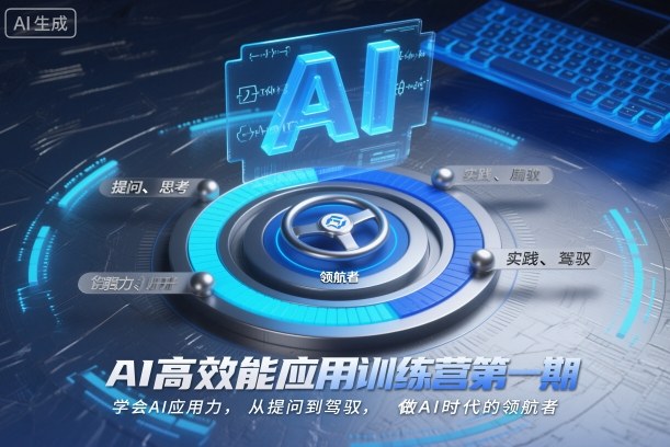 AI高效能应用训练营第一期，学会AI应用力，从提问到驾驭，做AI时代的领航者-米创网