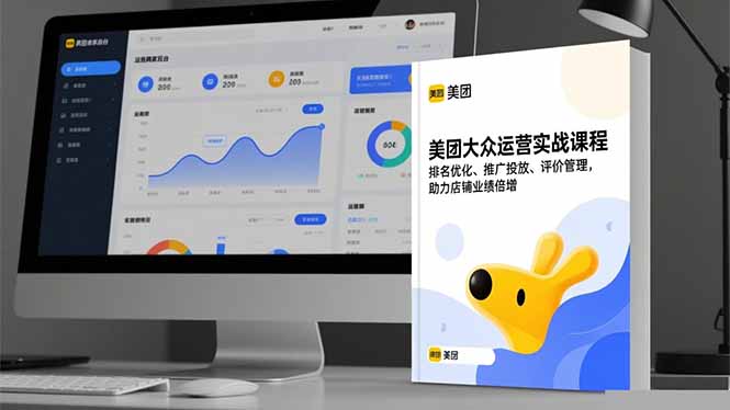 美团大众运营实战课程，排名优化、推广投放、评价管理，助力店铺业绩倍增-米创网