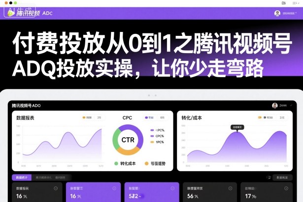 付费投放从0到1之腾讯视频号ADQ投放实操，让你少走弯路-米创网