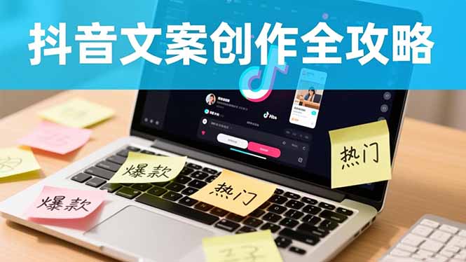 抖音文案创作全攻略：爆款标题九大绝招,100个模版直接套用,月入过万不是梦-米创网