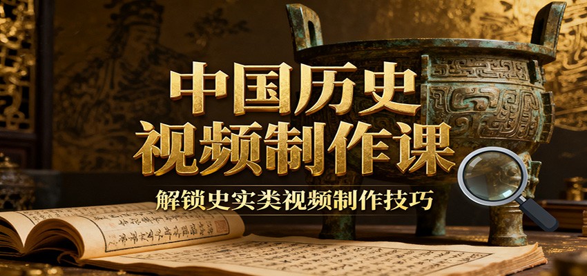 中国历史视频制作课：疆域地图集+参考文案+练习素材，解锁史实类视频制作技巧-米创网