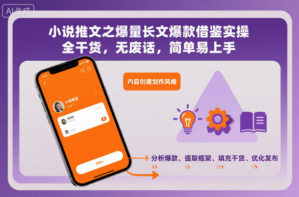 小说推文之爆量长文爆款借鉴实操，全干货，无废话，简单易上手-米创网
