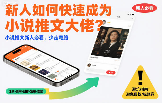 新人如何快速成为小说推文大佬？小说推文新人必看，少走弯路-米创网