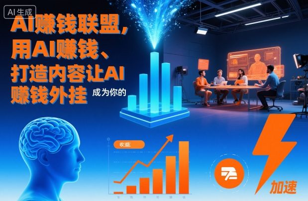 AI賺钱联盟，用AI賺钱、打造内容让AI成为你的賺钱外挂-米创网