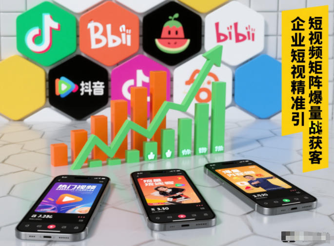 企业短视频精准引流矩阵获客，短视频矩阵爆量战法-米创网