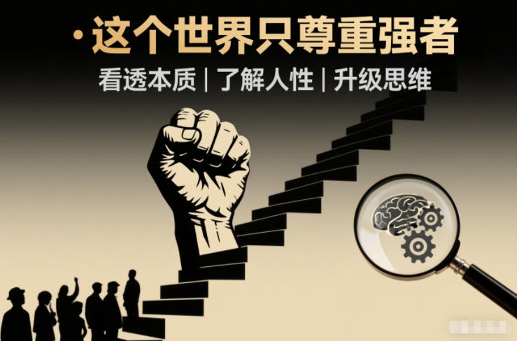 开悟1.0：这个世界只尊重强者，看透本质-了解人性-升级思维-米创网