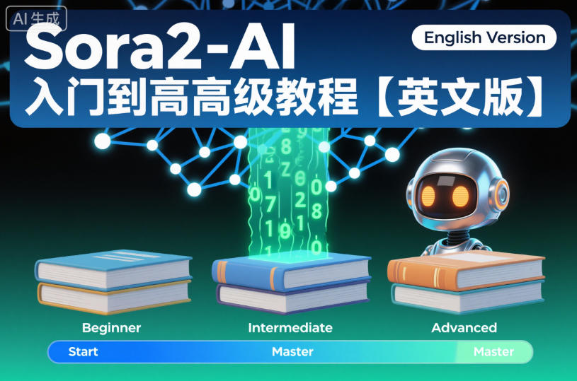 Sora2-AI入门到高级教程【英文版】-米创网