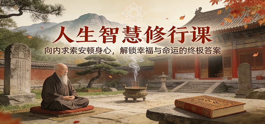 人生智慧修行课：向内求索安顿身心，解锁幸福与命运的终极答案-米创网