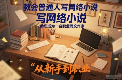 教会普通人写网络小说，助您成为一名职业网文作家-米创网