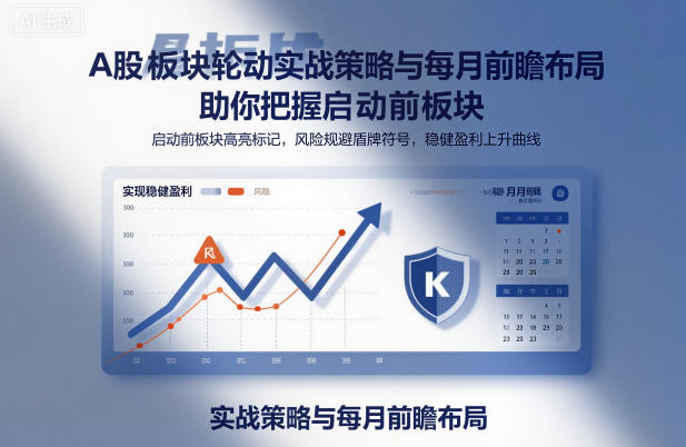 A股板块轮动实战策略与每月前瞻布局，助你把握启动前板块，规避风险，实现稳健盈利-米创网