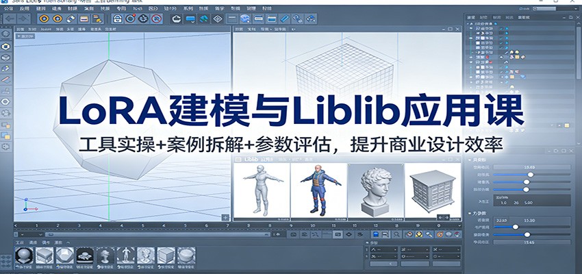 LoRA建模与Liblib应用课：工具实操+案例拆解+参数评估，提升商业设计效率-米创网