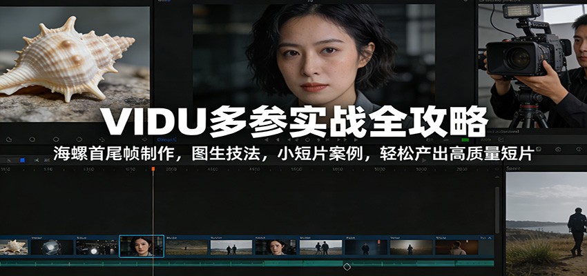 VIDU多参实战全攻略：海螺首尾帧制作，图生技法，小短片案例，轻松产出高质量短片-米创网