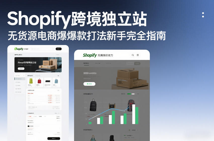 Shopify跨境独立站无货源电商爆款打法新手完全指南-米创网