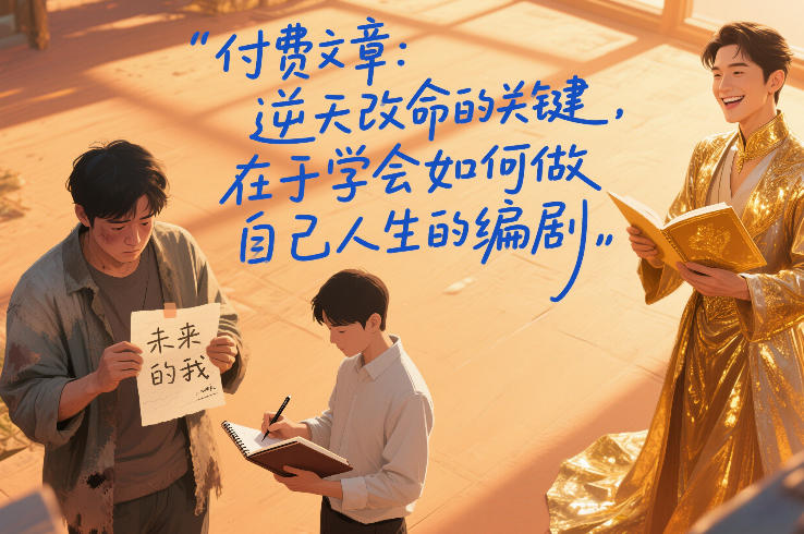付费文章：逆天改命的关键，在于学会如何做自己人生的编剧-米创网