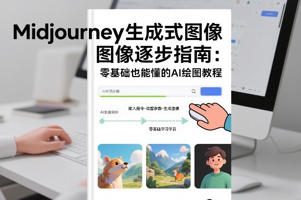 Midjourney生成式图像逐步指南：零基础也能懂的AI绘图教程-米创网