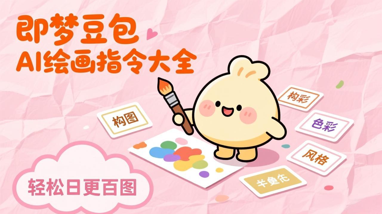 即梦豆包AI绘画指令大全：海量关键词库一键复制，出图效率提升10倍，轻松日更百图-米创网
