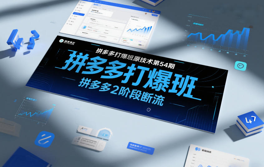 拼多多打爆班原创技术第54期，拼多多2阶段断流-米创网