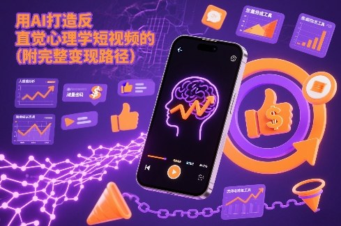 用AI打造“反直觉”心理学短视频的流量密码(附完整变现路径)-米创网
