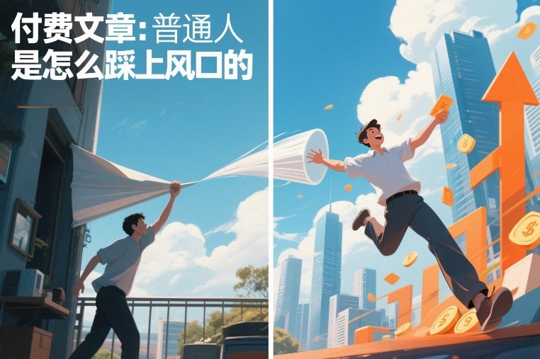 付费文章：普通人是怎么踩上风口的-米创网