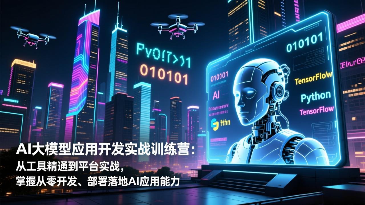 AI大模型应用开发实战训练营：从工具精通到平台实战，掌握从零开发、部署落地AI应用能力-米创网
