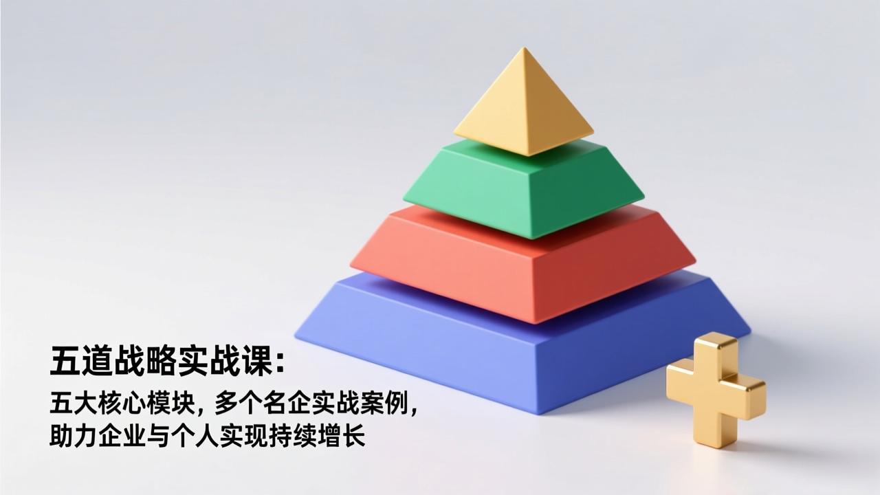 五道战略实战课：五大核心模块，多个名企实战案例，助力企业与个人实现持续增长-米创网