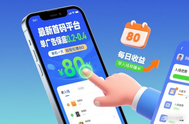 最新首码平台，单广告保底0.2-0.4，单机一天轻松撸80，早入场早賺米【揭秘】-米创网