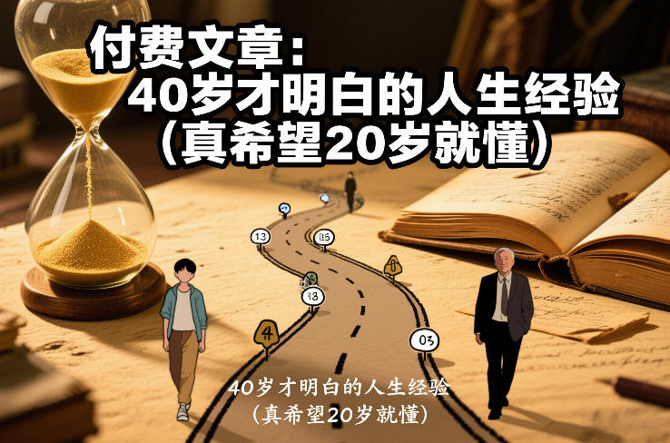 付费文章：40岁才明白的人生经验(真希望20岁就懂)-米创网