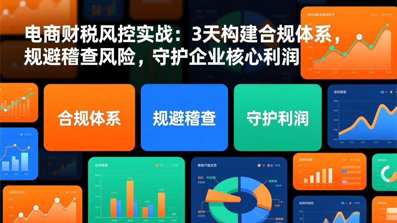 电商财税风控实战：3天构建合规体系，规避稽查风险，守护企业核心利润-米创网