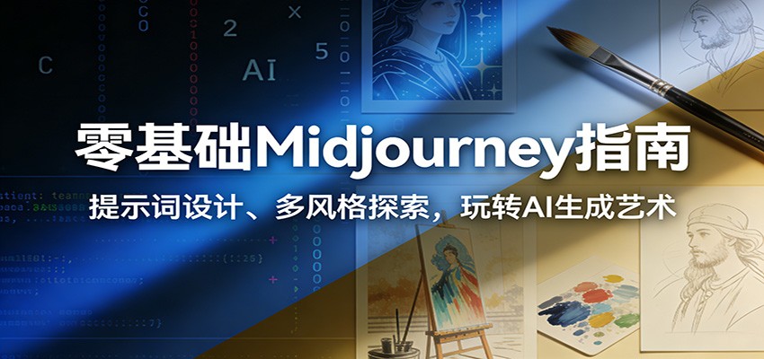 零基础Midjourney指南：提示词设计、多风格探索，玩转AI生成艺术-米创网