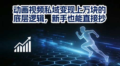 动画视频私域变现上W的底层逻辑，新手也能直接抄-米创网
