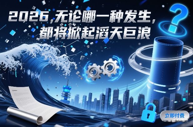 付费文章：2026，无论哪一种发生，都将掀起滔天巨浪-米创网