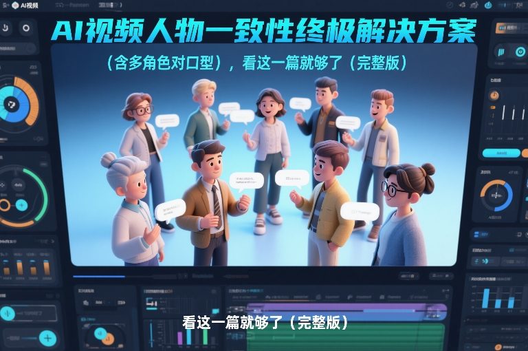AI视频人物一致性终极解决方案(含多角色对口型)，看这一篇就够了(完整版)-米创网