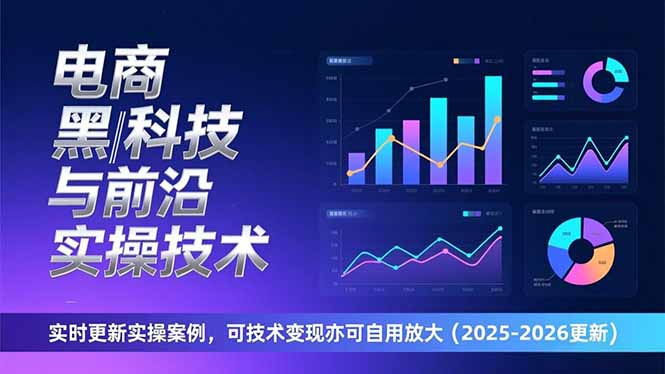 电商黑科技与前沿实操技术：实时更新实操案例，可技术变现亦可自用放大(2026更新-米创网