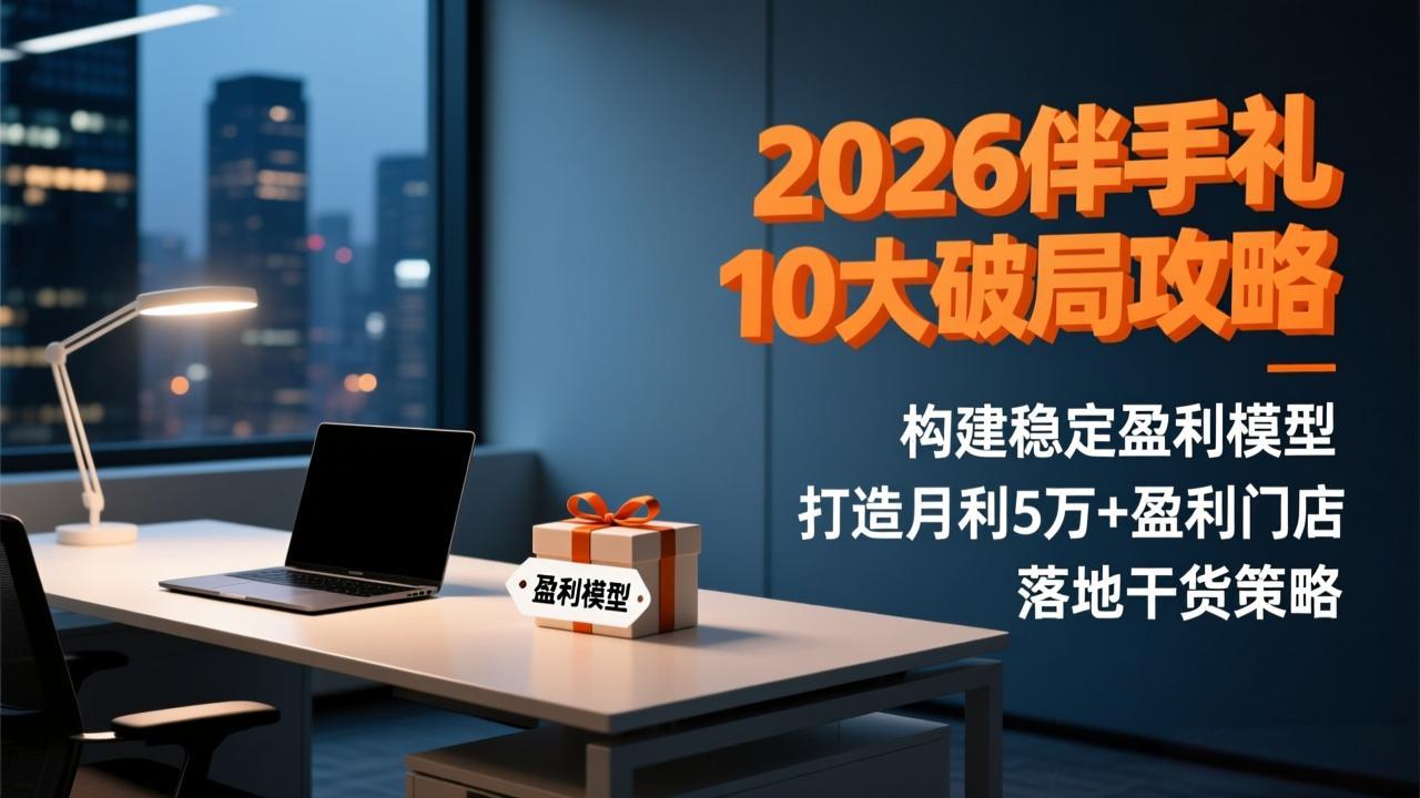 2026伴手礼10大破局攻略：构建稳定盈利模型，打造月利5万+盈利门店，落地干货策略-米创网