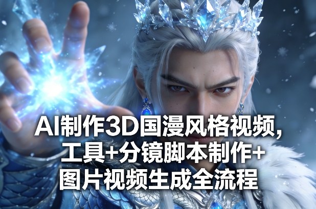 AI制作3D国漫风格视频，工具+分镜脚本制作+图片视频生成全流程-米创网