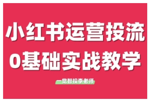 小红书运营投流，小红书广告投放从0到1的实战课，学完即可开始投放(更新26年)-米创网