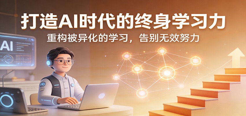 打造AI时代的终身学习力：重构被异化的学习，告别无效努力-米创网