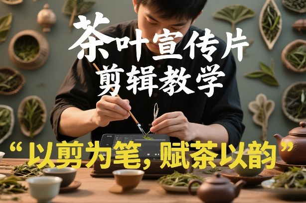 茶叶宣传片剪辑教学，以剪为笔，赋茶以韵，新手也能拍出高级感-米创网