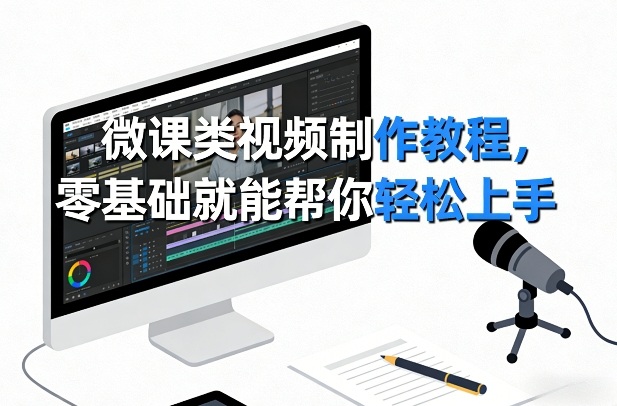 微课类视频制作教程，零基础就能帮你轻松上手-米创网