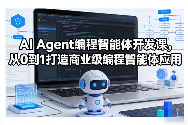 AI Agent编程智能体开发课，从0到1打造商业级编程智能体应用-米创网