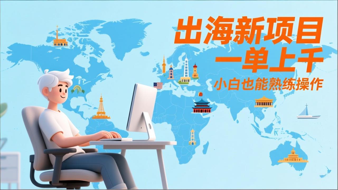 出海新项目，一单上千，小白也能熟练操作-米创网
