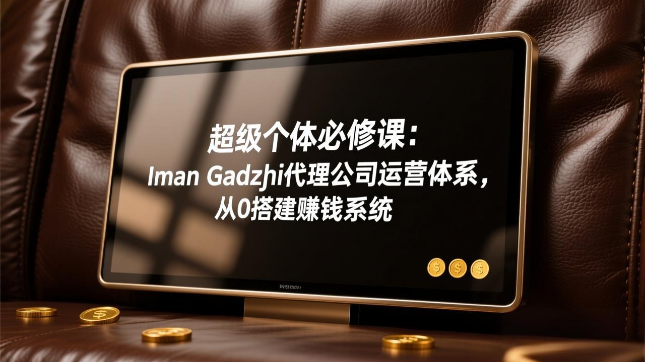 超级个体必修课：Iman Gadzhi代理公司运营体系，从0搭建赚钱系统-米创网