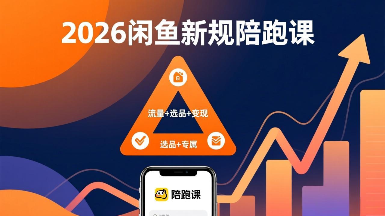 2026闲鱼高阶陪跑课全新上线，带你吃透新规玩转选品流量，从零搭建稳定变现盈利体系-米创网