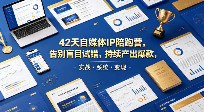 42天自媒体IP陪跑营,告别盲目试错,持续产出爆款,实战·系统·变现(更新2026)-58创客