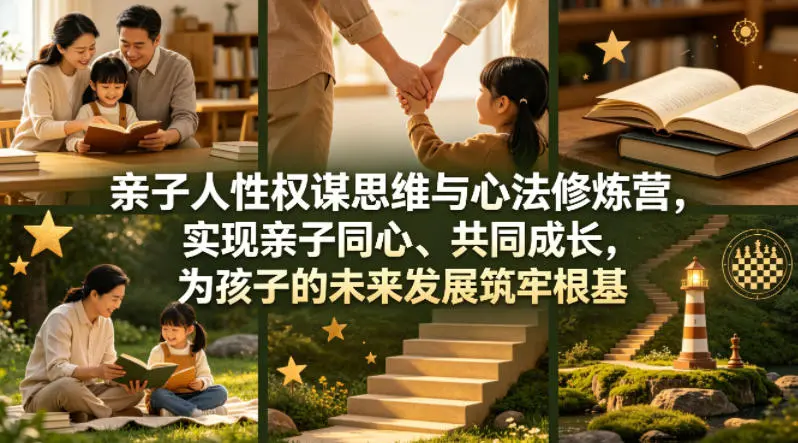 亲子人性权谋思维与心法修炼营，实现亲子同心、共同成长，为孩子的未来发展筑牢根基【音频】-58创客