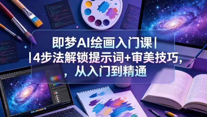 即梦AI绘画入门课|4步法解锁提示词+审美技巧,从入门到精通-58创客