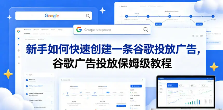 新手如何快速创建一条谷歌投放广告,谷歌广告投放保姆级教程-58创客