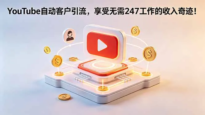 YouTube 自动客户引流，享受无需 247 工作的收入奇迹！【原创双语字幕】-58创客